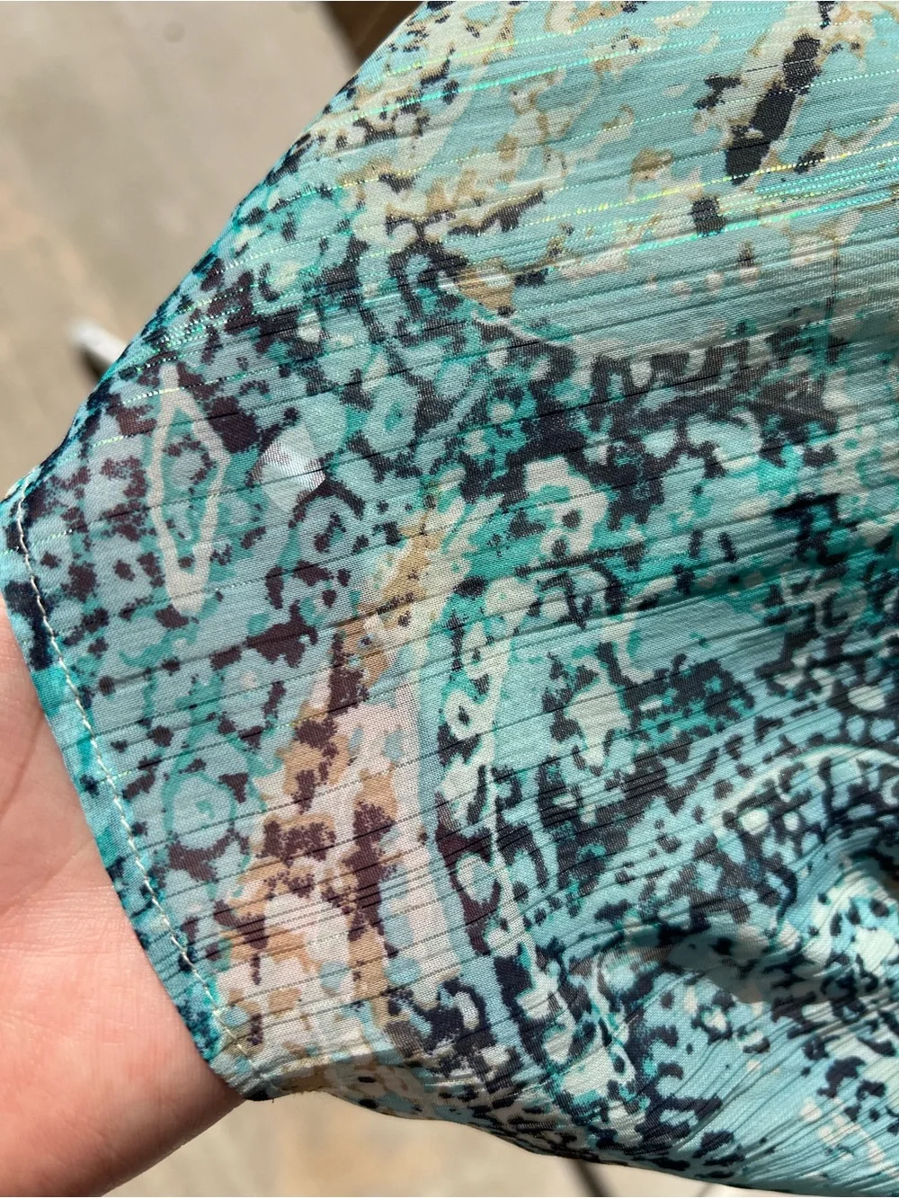 Dana Kay Abstract Print Sleeveless Top - Picture 4 of 6